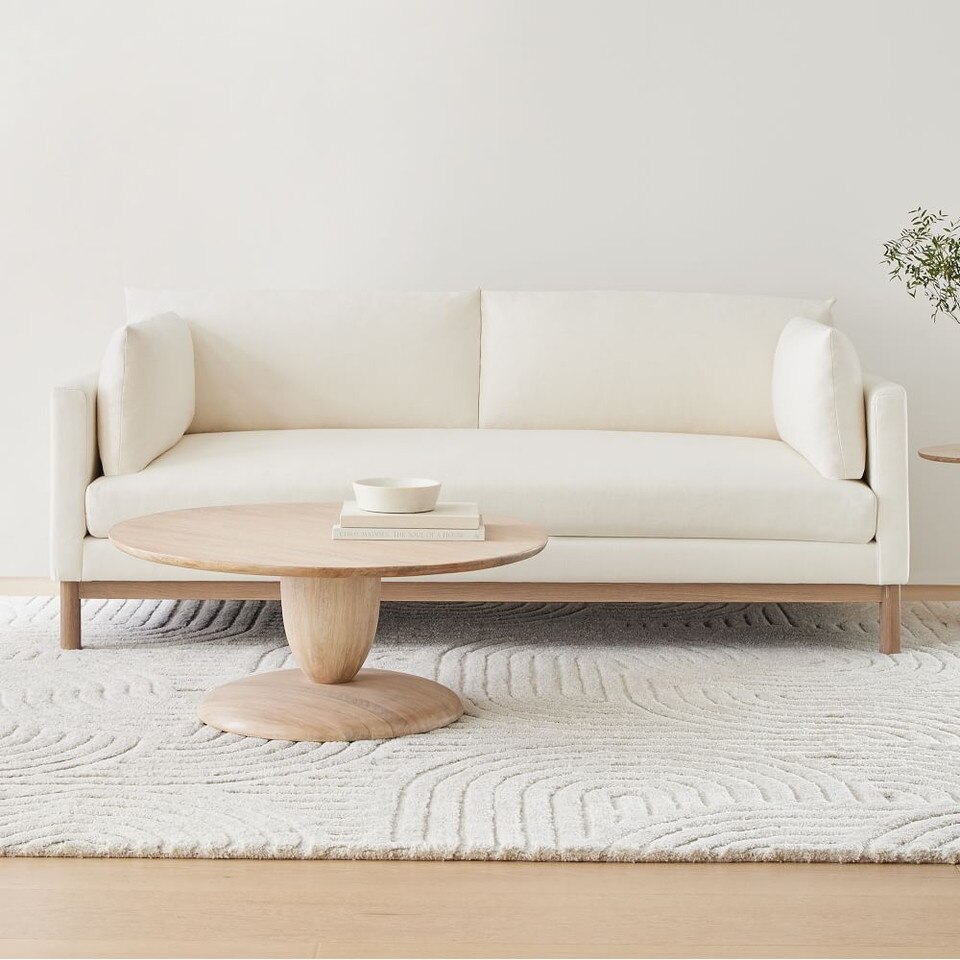 Winona Round Pedestal Coffee Table (91 cm) West Elm Australia